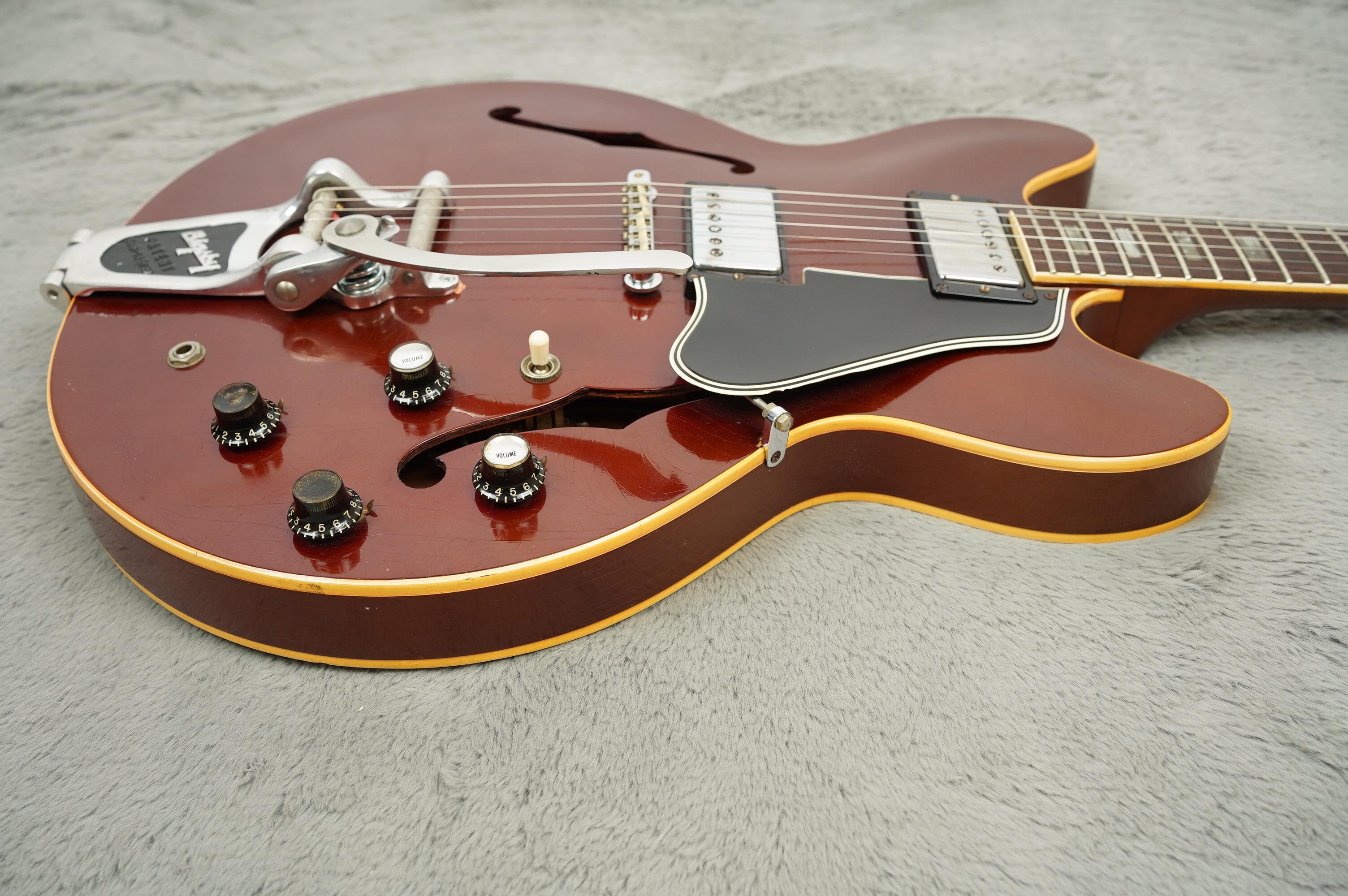 1966 Gibson ES-335 Bigsby, Sparkling Burgundy