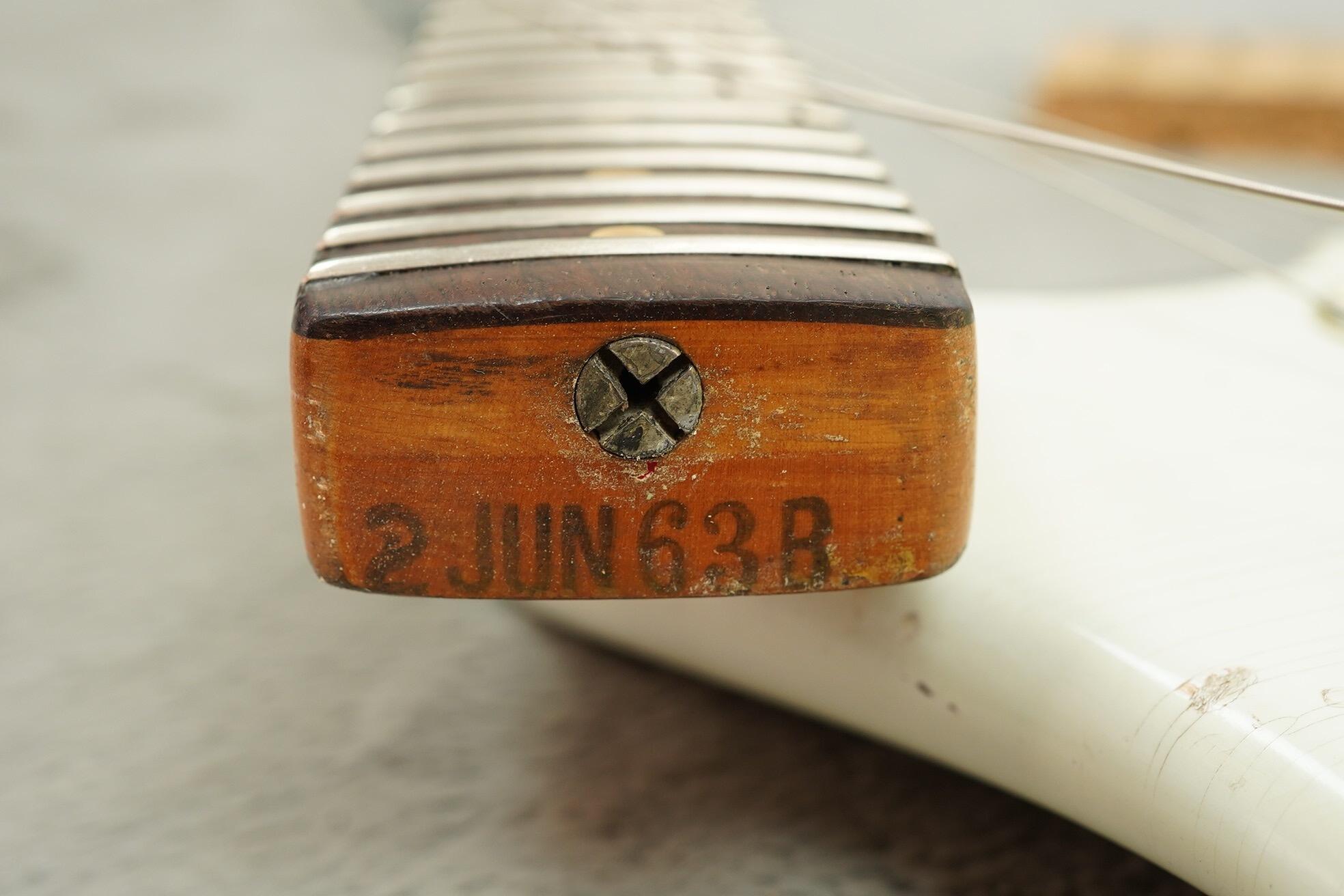 1963 Fender Stratocaster, Sonic Blue Clive Brown, Refin