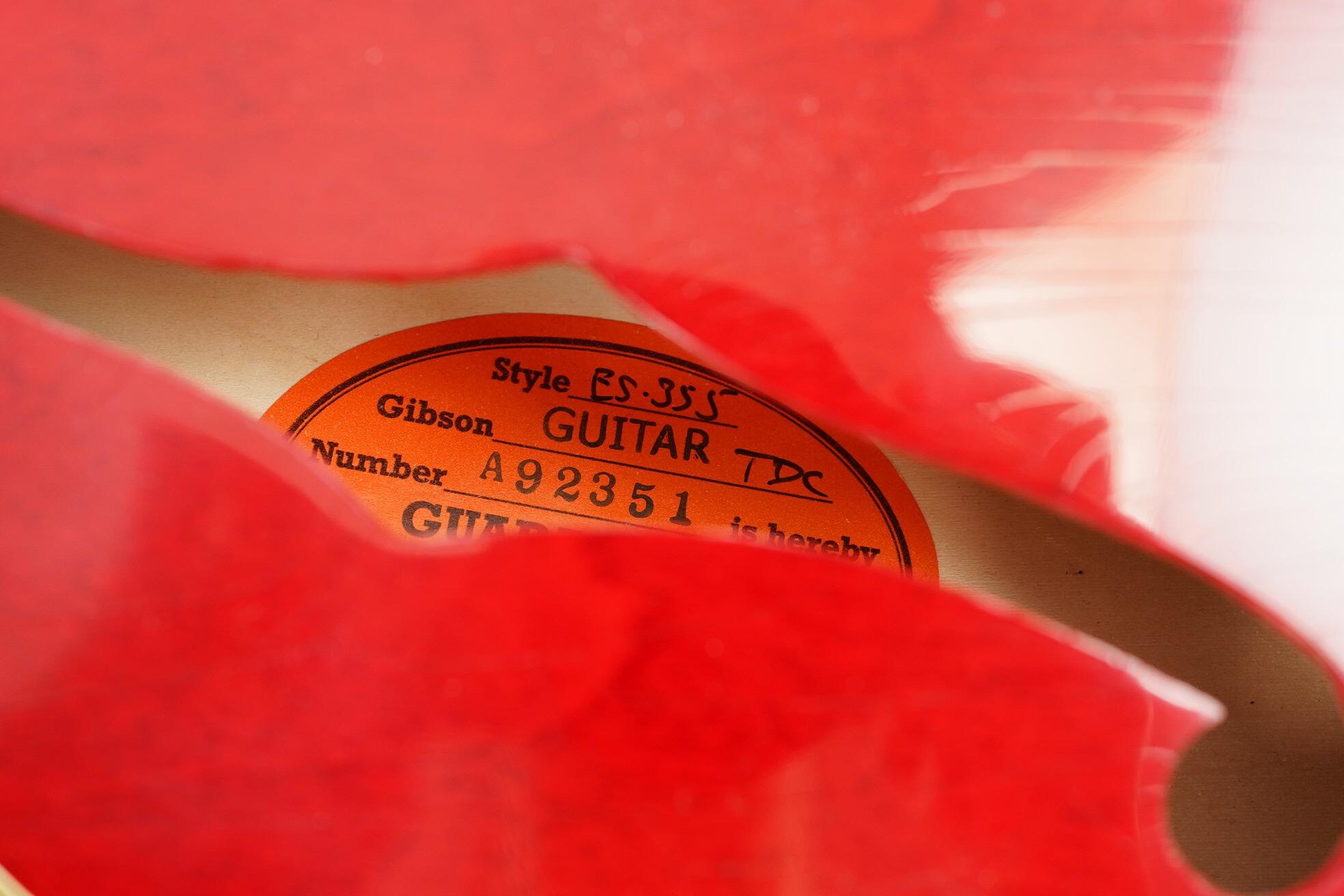 2022 Gibson ES-335 1960 ex Noel Gallagher