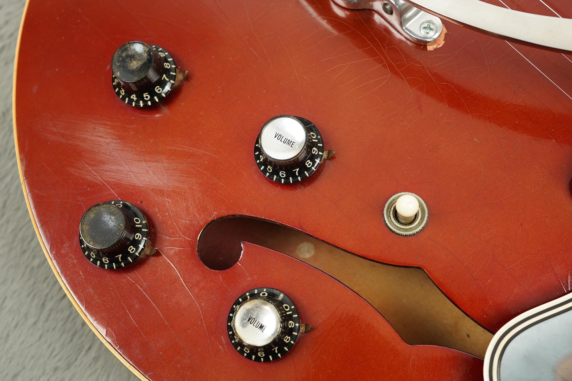 1966 Gibson ES-335 Bigsby, Sparkling Burgundy