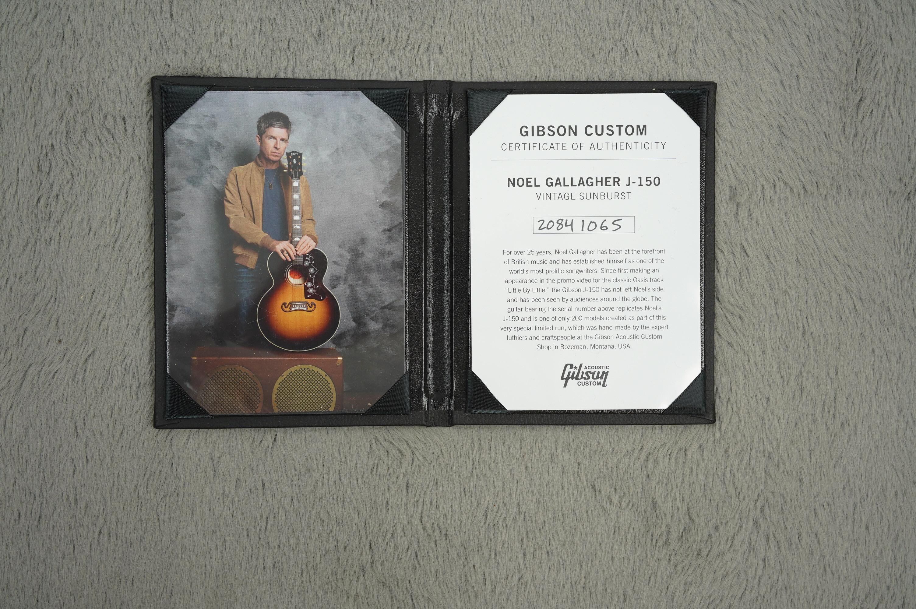 2021 Gibson J-150 ex Noel Gallagher