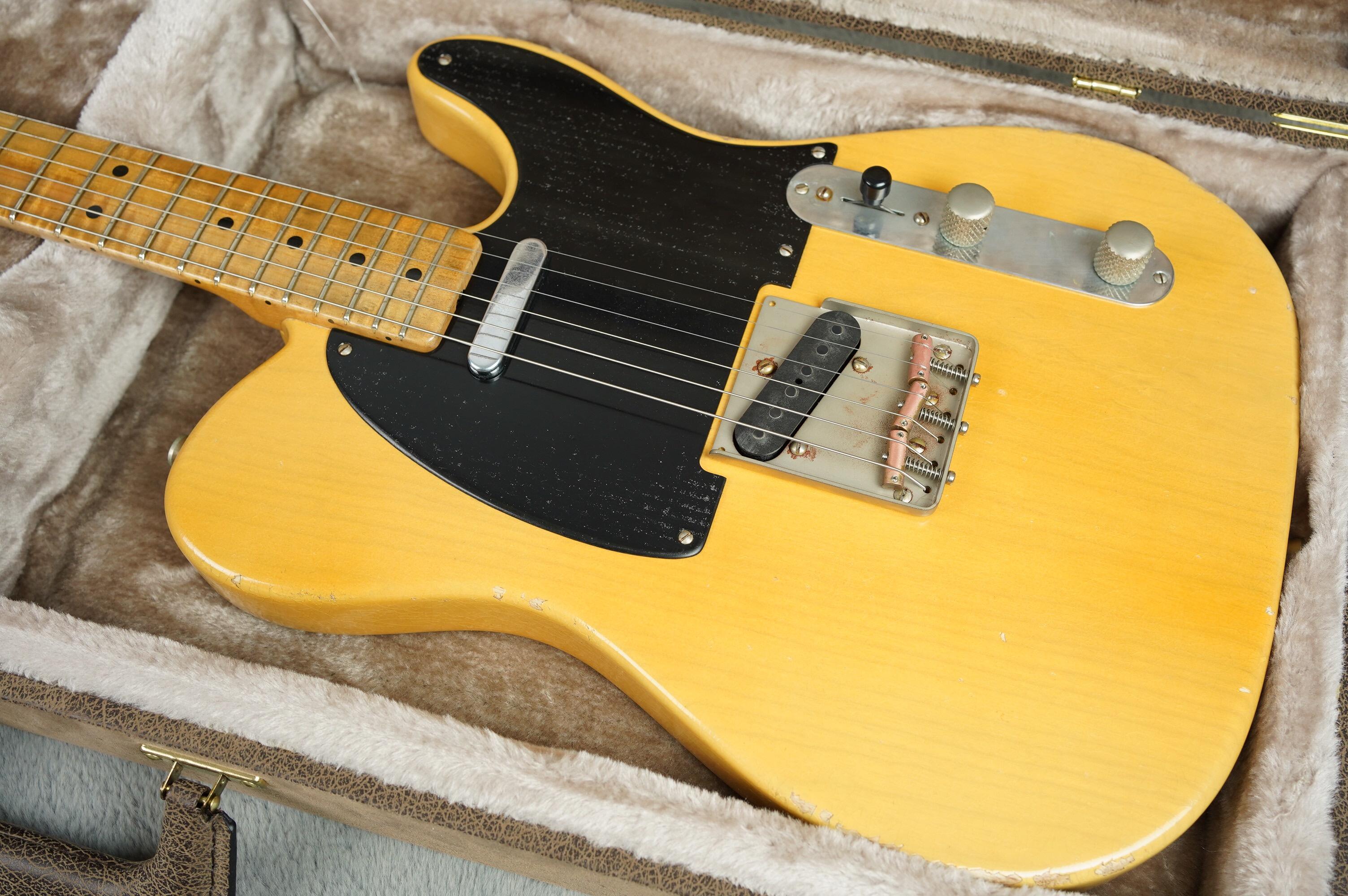 2022 MB Guitars 52-T Blackguard Butterscotch