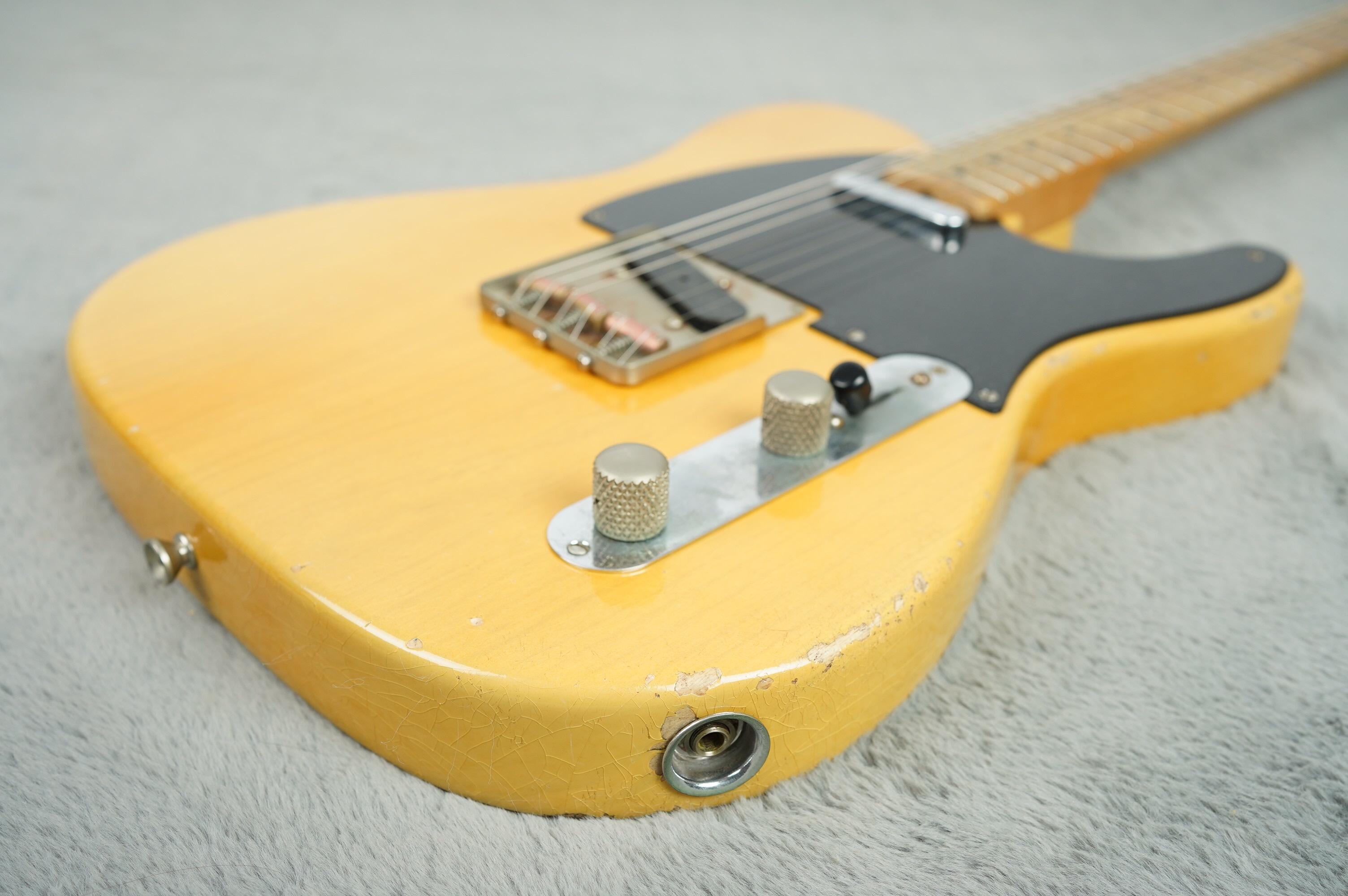 2022 MB Guitars 52-T Blackguard Butterscotch