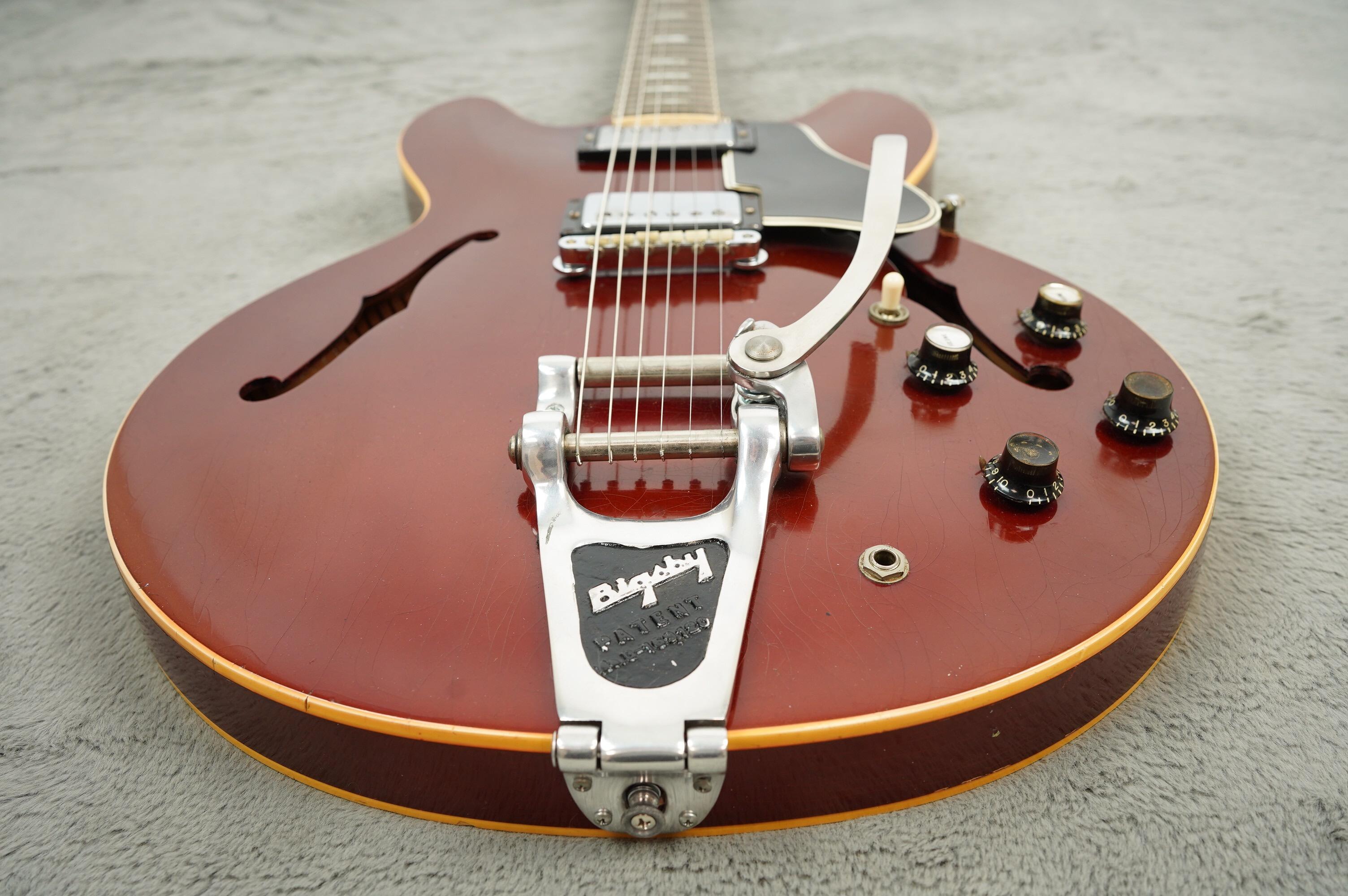 1966 Gibson ES-335 Bigsby, Sparkling Burgundy