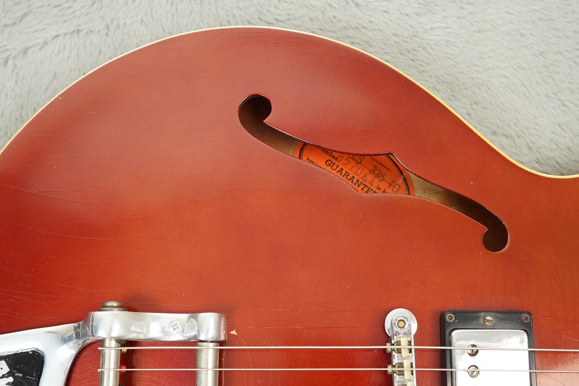 1966 Gibson ES-335 Bigsby, Sparkling Burgundy