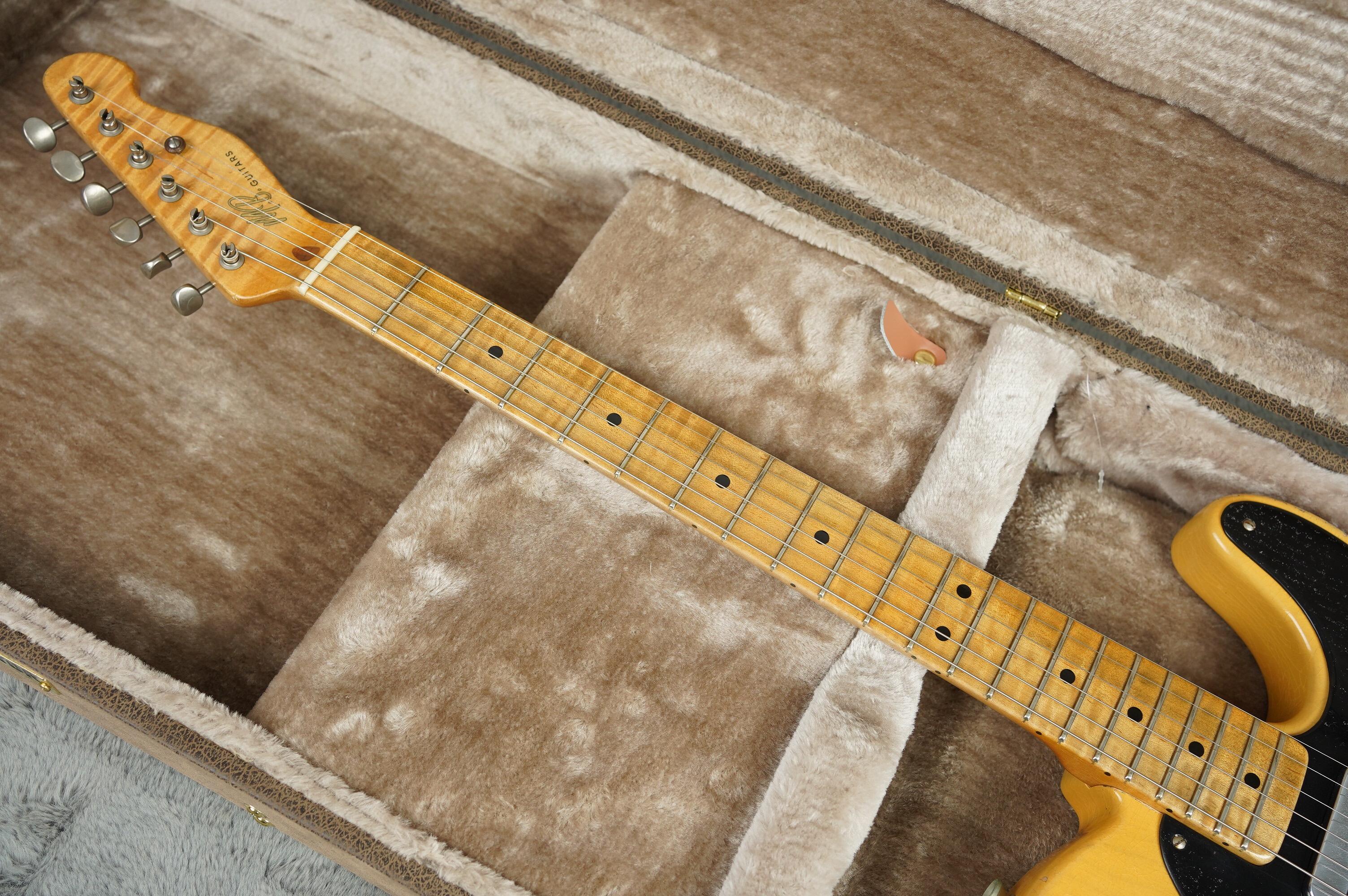2022 MB Guitars 52-T Blackguard Butterscotch