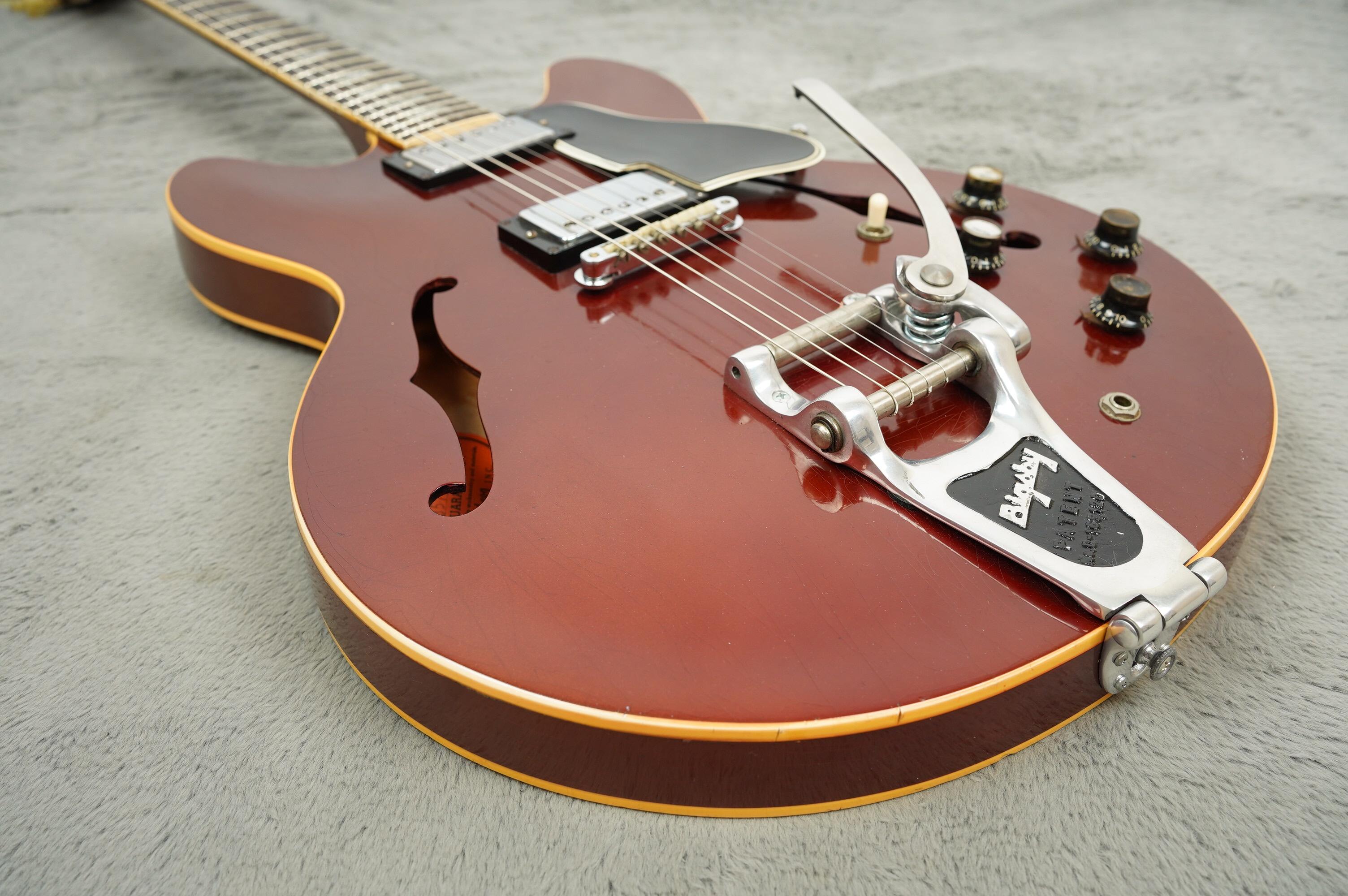1966 Gibson ES-335 Bigsby, Sparkling Burgundy
