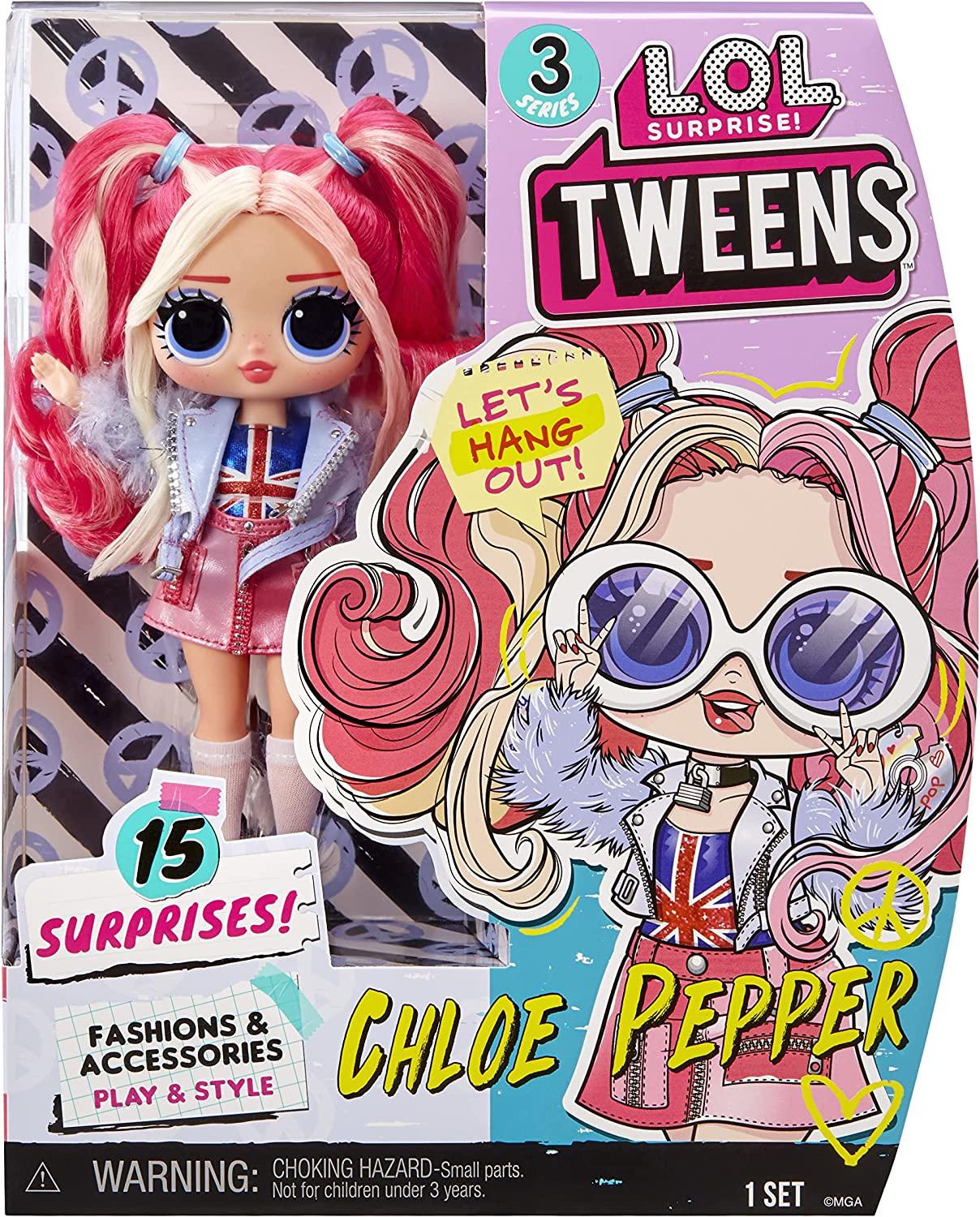 Buy LOL Surprise Tween Series 3 Fashion Doll Chloe Pepper with 15 Surprises  | LOL Surprise | Lol Twe