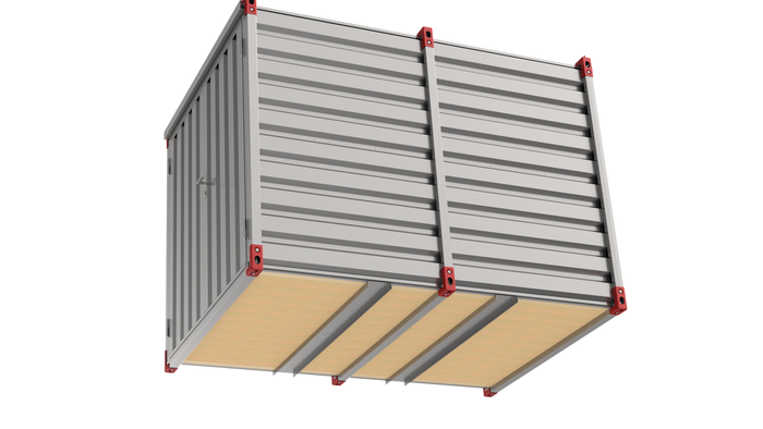 Galvanised Steel Fork-lift Pockets - view 1