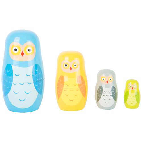 Owl Family 'Russian Dolls' Matryoshka
