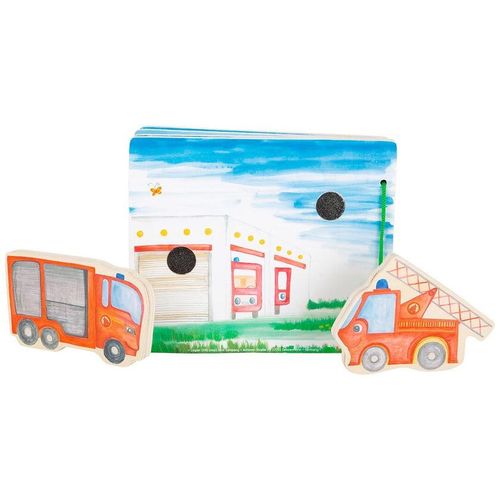 Interactive Wooden Book, Fire Brigade