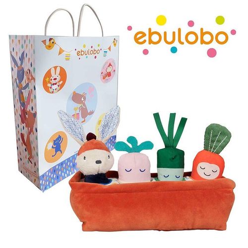 Ebulobo Gabin Rabbit's Garden Baby Activity Set With Free Gift Bag