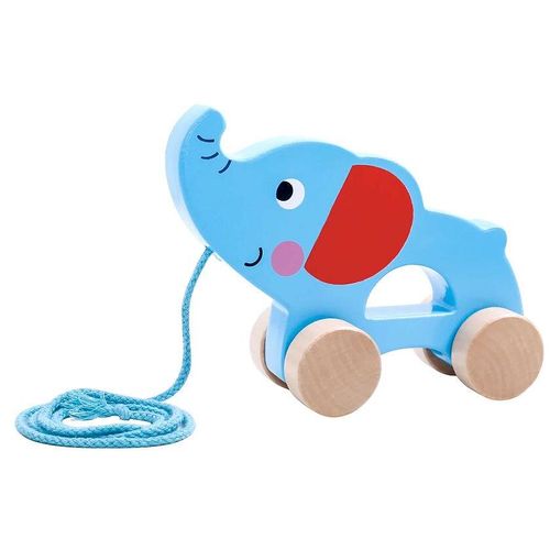 Tooky Toy Wooden Pull Along Elephant