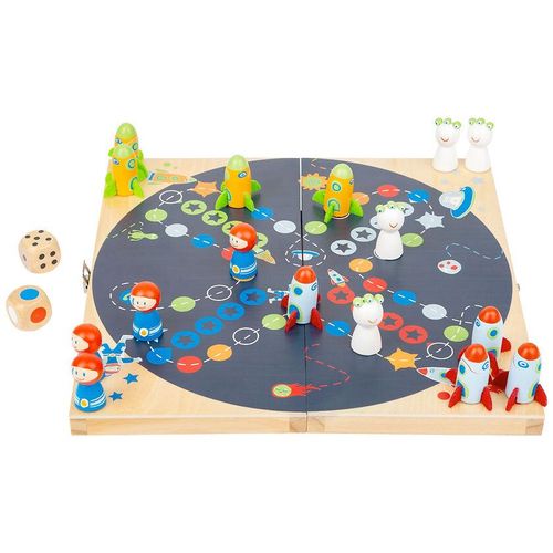 Small Foot Wooden Ludo "Space" Board Game Unboxed