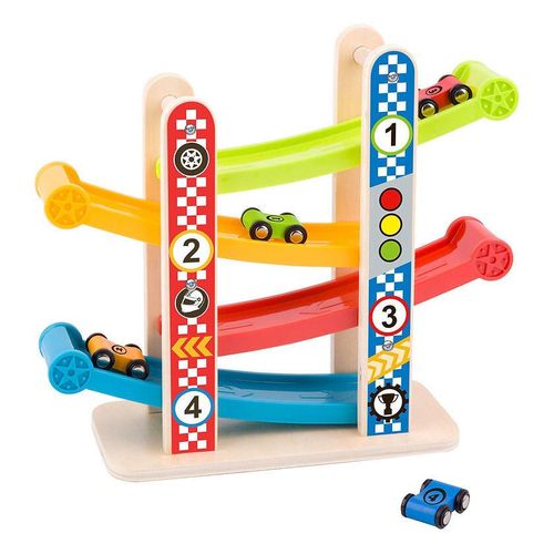 Tooky Toy Wooden Small Sliding Tower