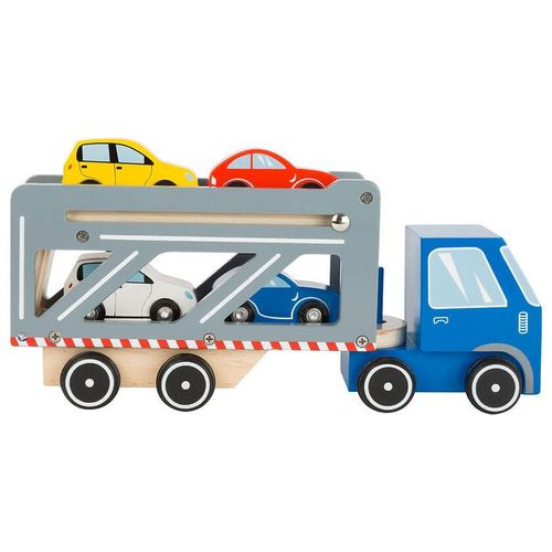 Small Foot Wooden Car Transporter Premium