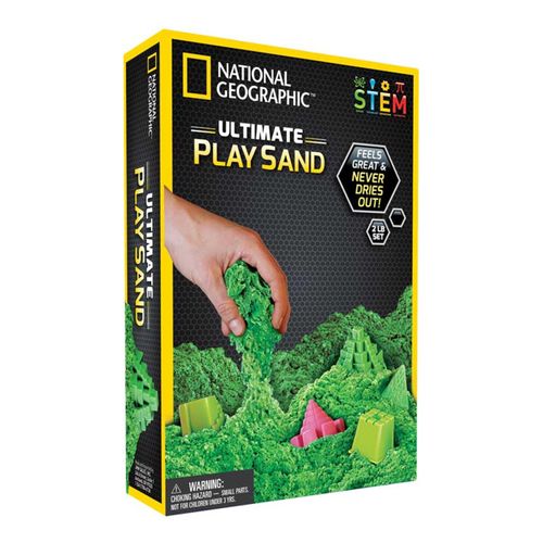 National Geographic Green Play sand