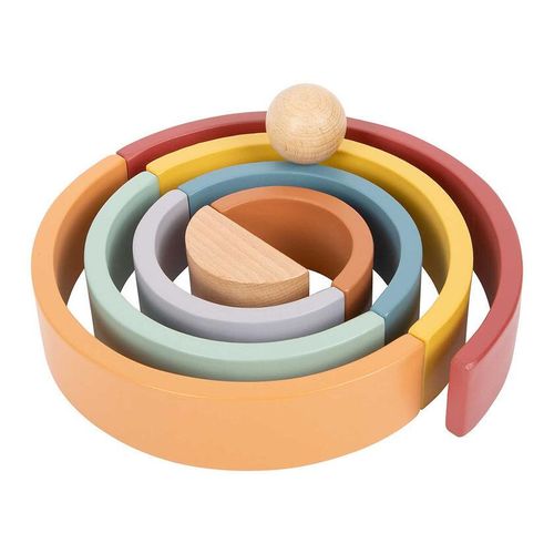 Rainbow Blocks in pattern for ball to roll round