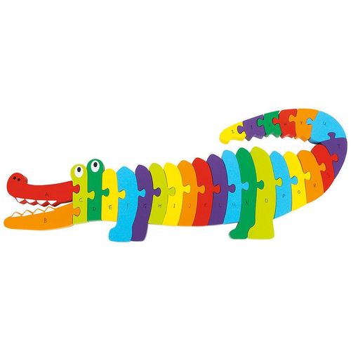 Crocodile puzzle full assembled