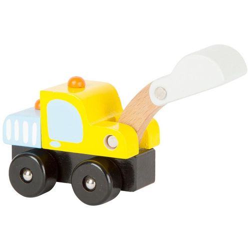 Small Foot Colourful Wooden Construction Vehicles Excavator