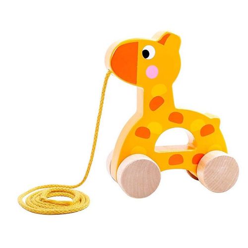 Tooky Toy Wooden Pull Along Giraffe