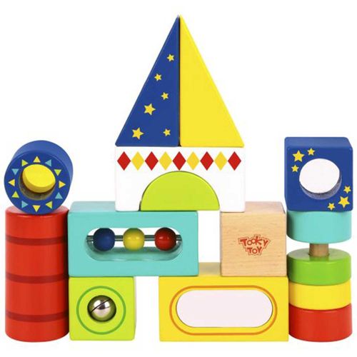 Tooky Toy Wooden Multifunction Block Set