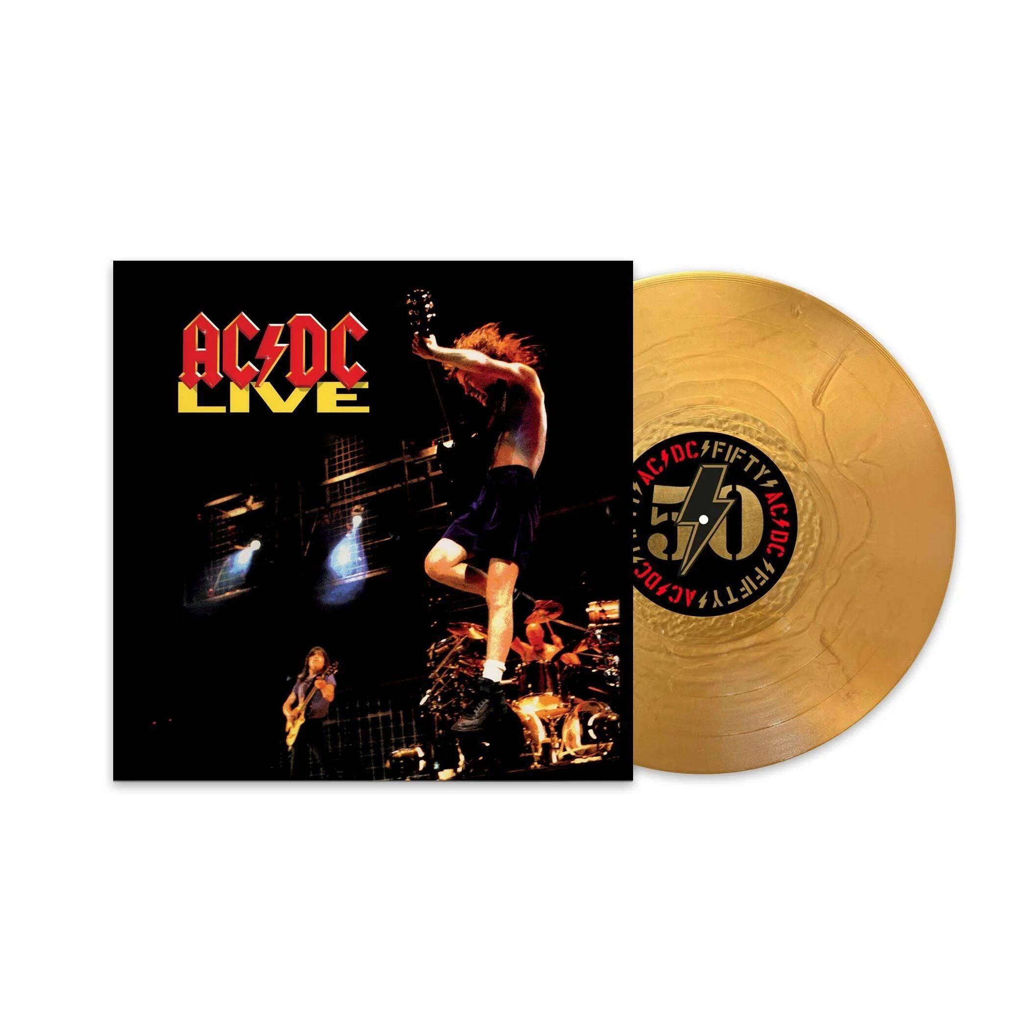 AC/DC - Live - 50th Anniversary Gold Vinyl