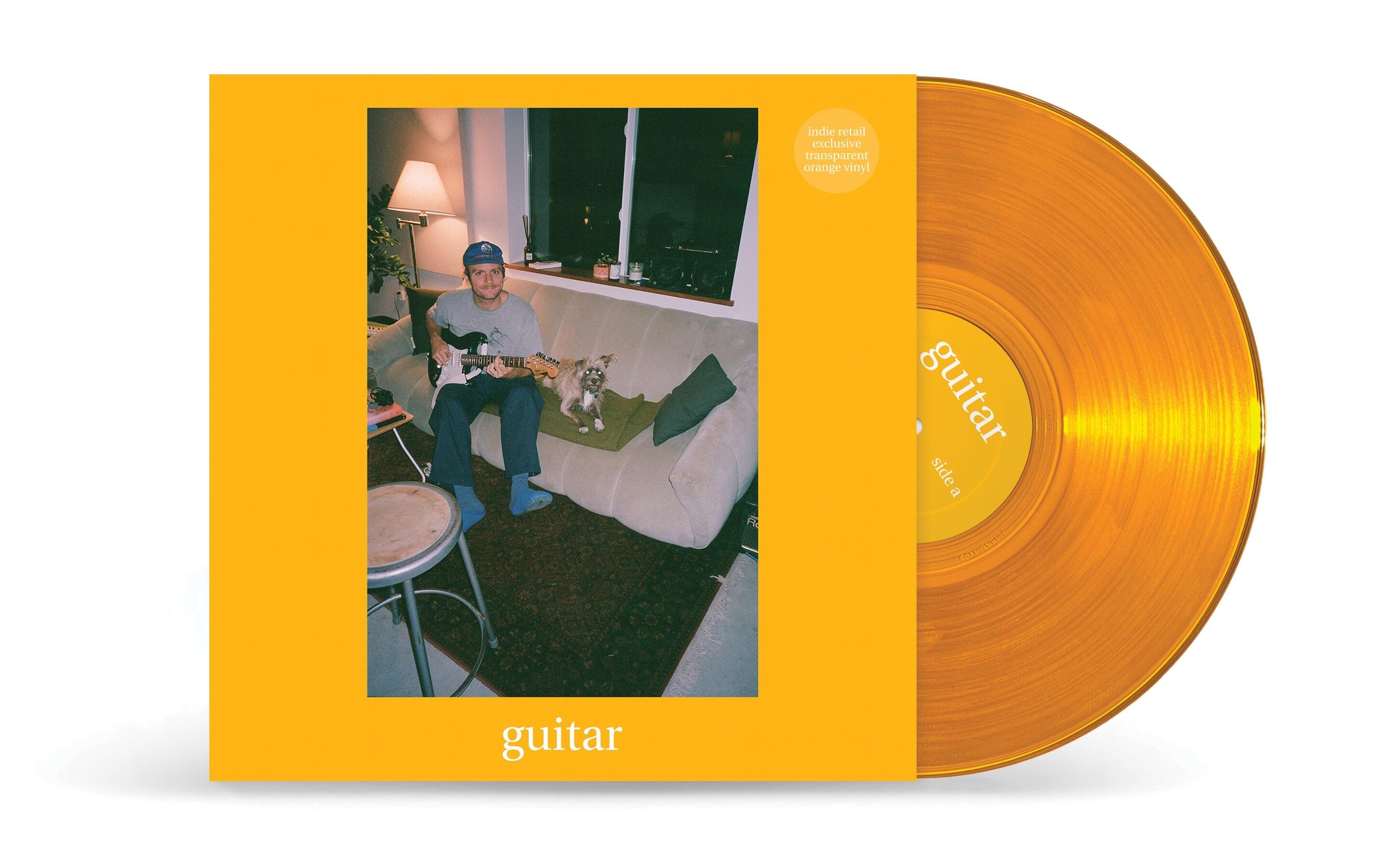 "Mac DeMarco Guitar limited edition transparent orange vinyl LP in gatefold sleeve – 2025 release