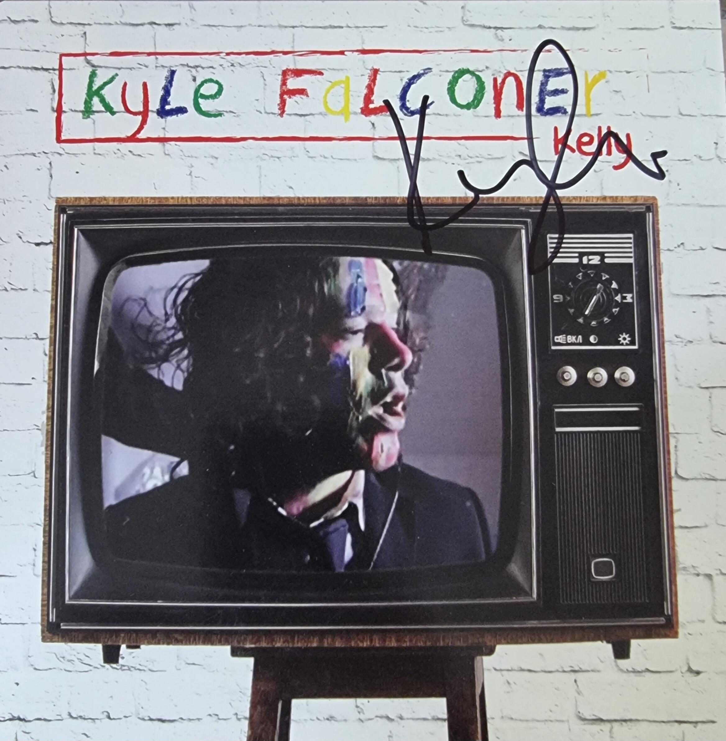 KYLE FALCONER - Kelly - 7" Green Vinyl Record Single - Signed