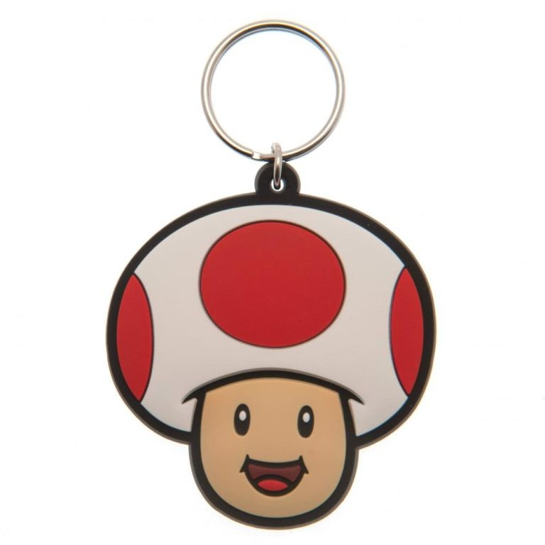 SUPER MARIO - PVC Keyring Toad
