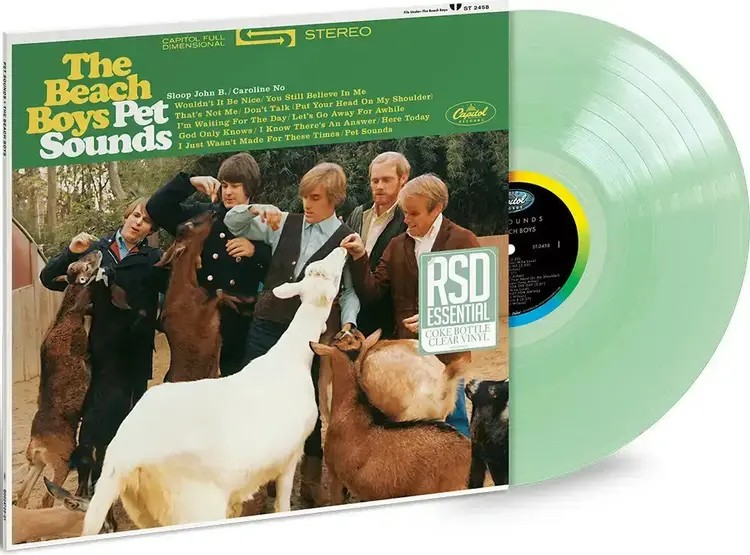 THE BEACH BOYS - Pet Sounds - Coke Bottle Clear Vinyl