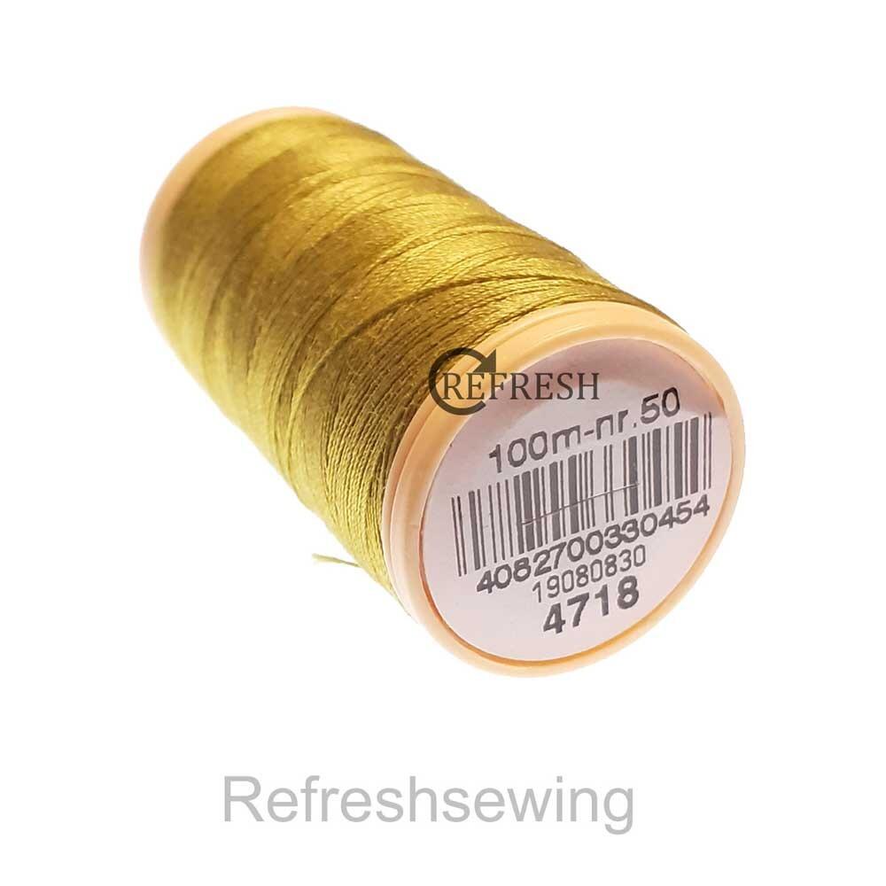 Coats Cotton 100% Pure Mercerised Nr50 100 Metre Spool 4718