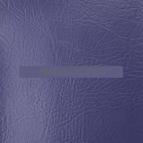 Vinyl Leatherette Plain Grain Faux Leather Purple 1 Metre