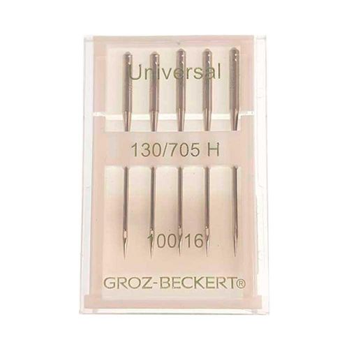 Groz-Beckert pack of sewing machine needles in plastic container