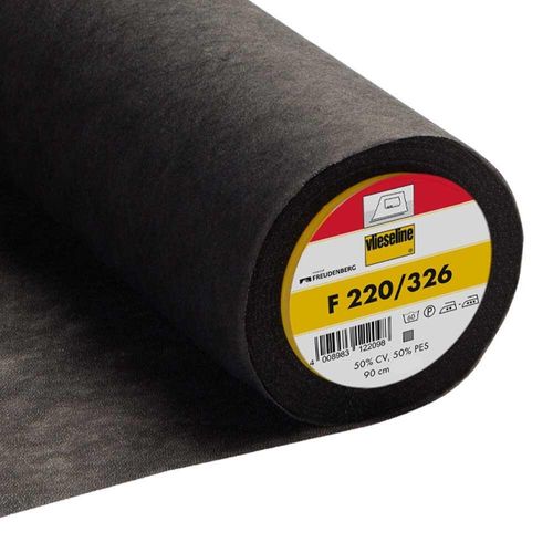 Vlieseline Standard Interfacing - Iron On F220 Grey