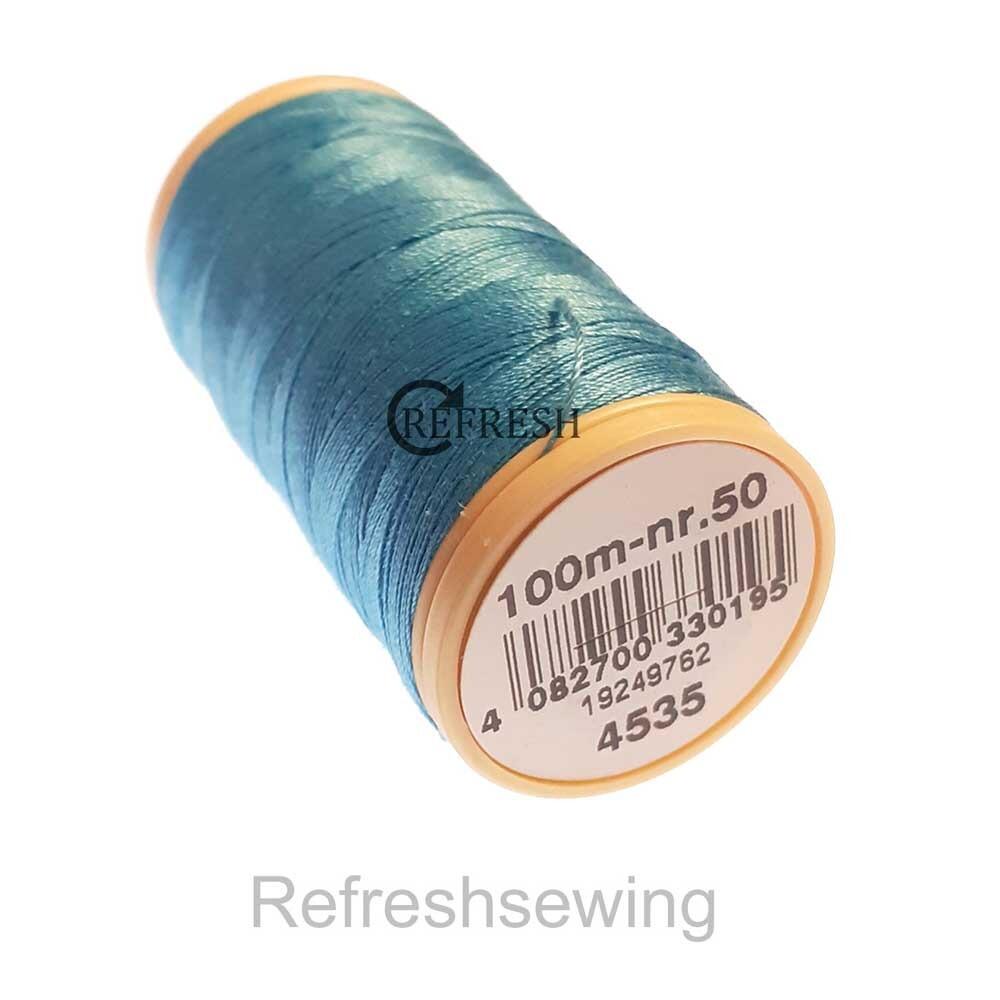 Coats Cotton 100% Pure Mercerised Nr50 100 Metre Spool 4535