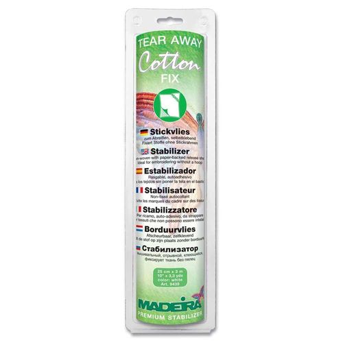 Madeira Cotton Fix Tear Away Stabiliser 30cm x 3m 9439