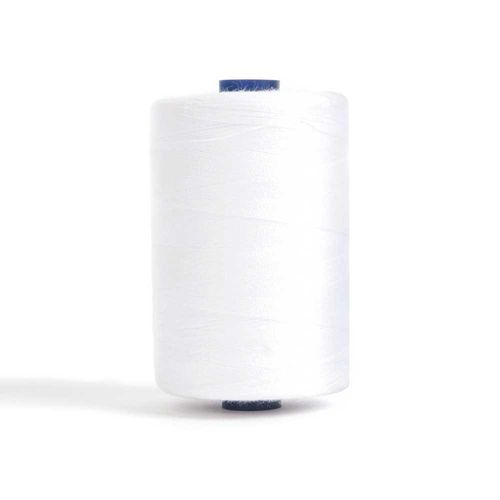 Hemline Sewing and Overlocking Thread 1000m White 101