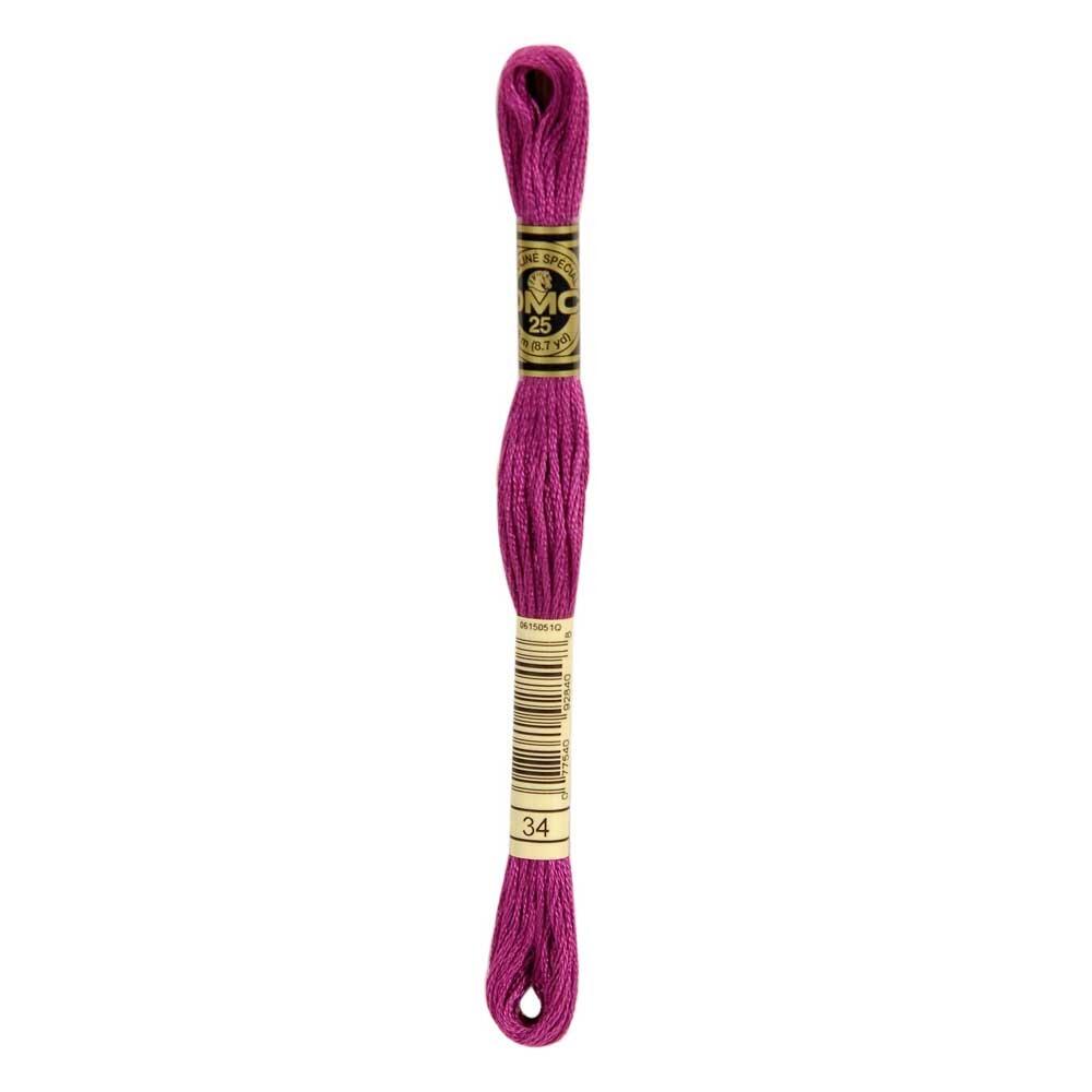 DMC Mouliné Stranded Cotton 8m Skein - 34