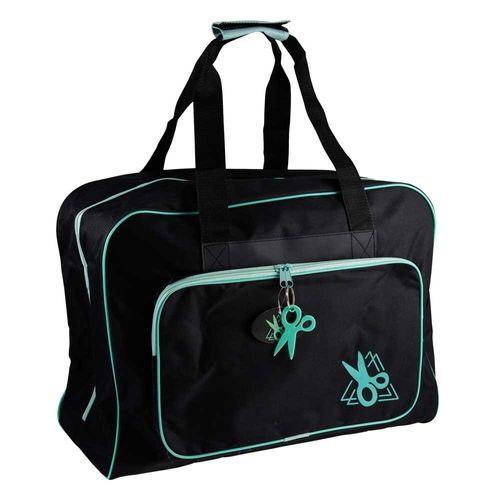 Sewing Machine Bag Black and Turquoise