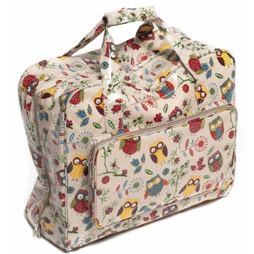 Sewing Machine Bag - Owls - Glossy PVC