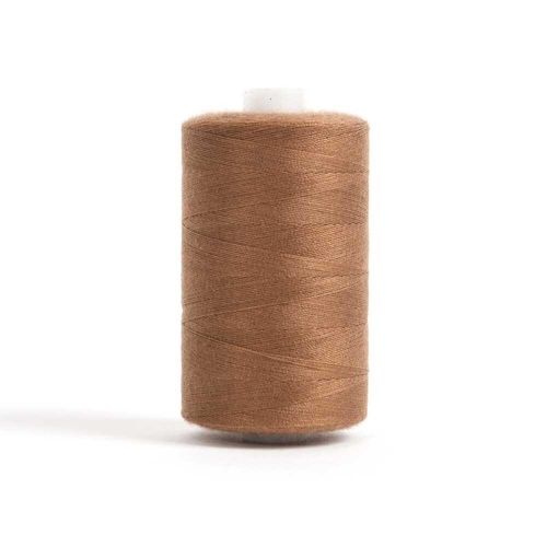 Hemline Sewing and Overlocking Thread 1000m Brown 380