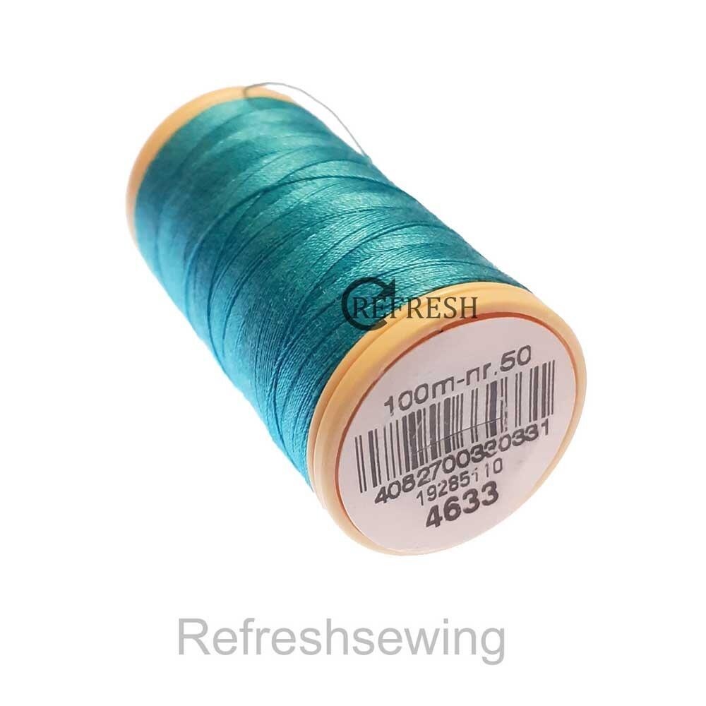 Coats Cotton 100% Pure Mercerised Nr50 100 Metre Spool 4633