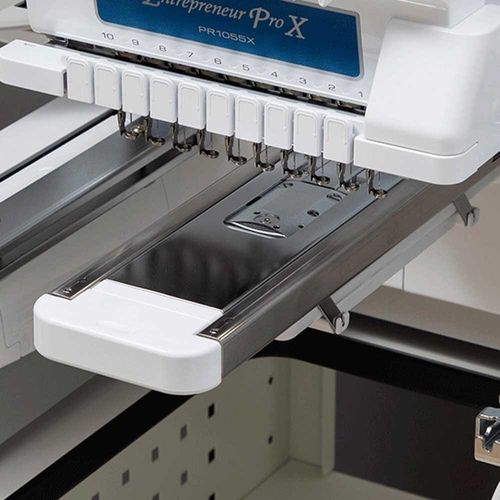 Brother VR / PR Series Tubular Frame Table fitted to the multi needle machine