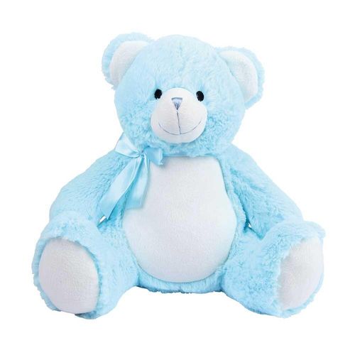 Blue bear with white tummy