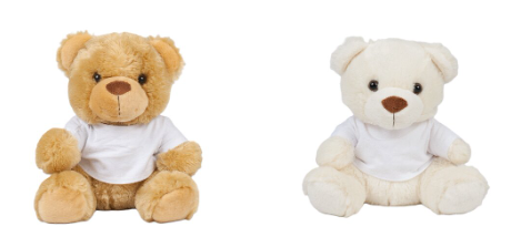 Brown and White Bear In a T-Shirt Choice
