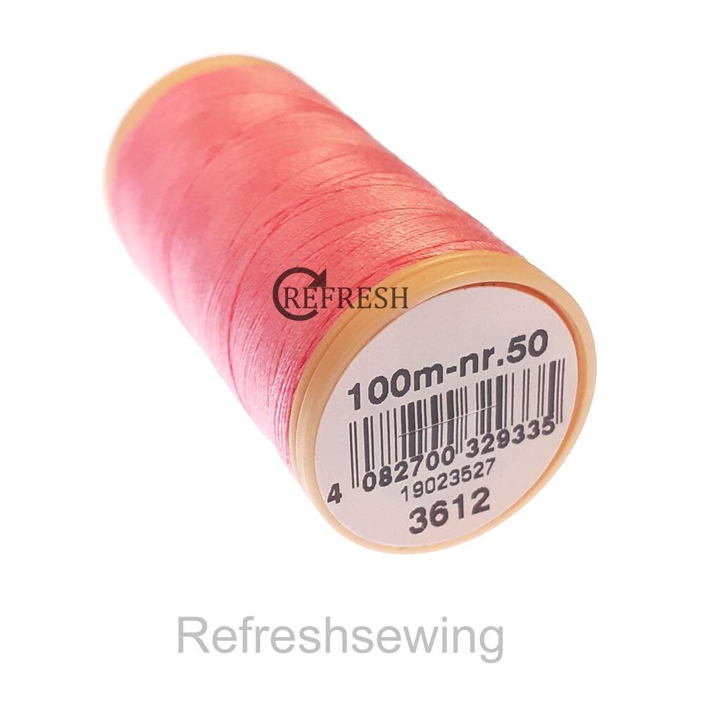 Coats Cotton 100% Pure Mercerised Nr50 100 Metre Spool 3612