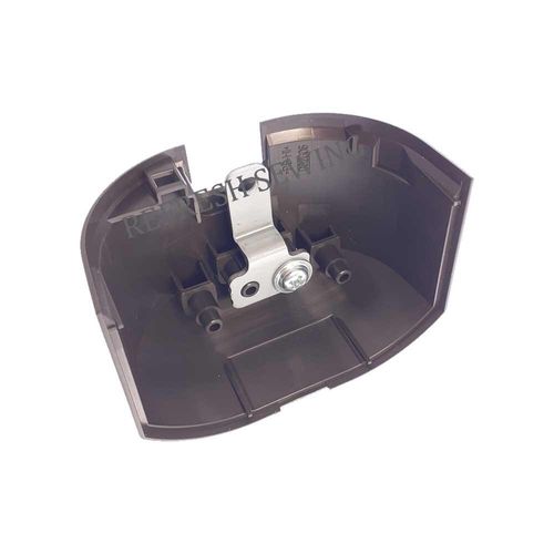 Internal view of the arm cover showing a silver bracket