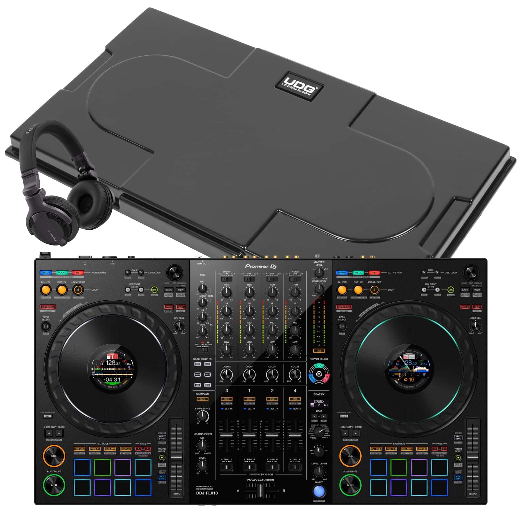 Pioneer DJ DDJ-FLX10 & UDG Cover Bundle