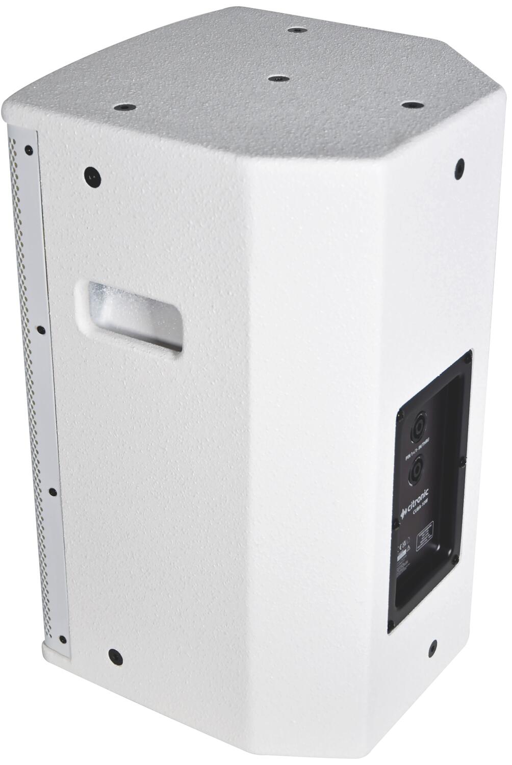 Citronic CUBA-10W Passive Full-Range speaker rear angle top
